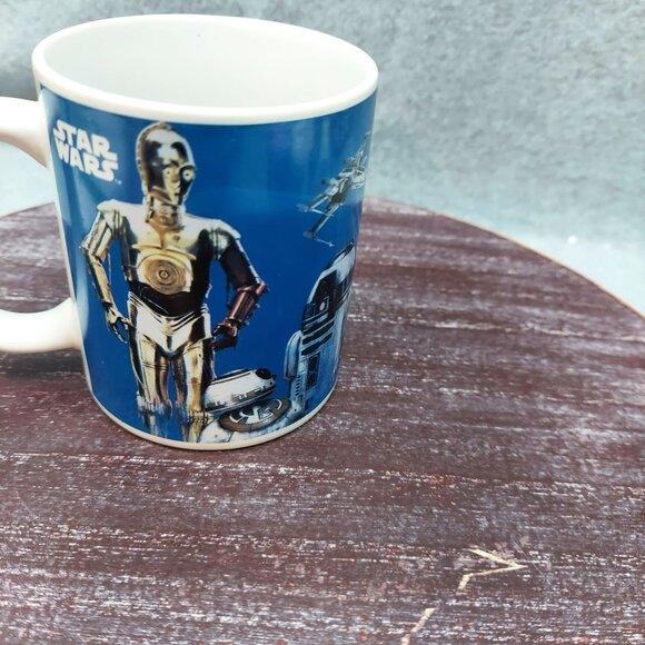 Star Wars Themed Ceramic Coffee Mug Set Featuring Classic Characters & Iconic De - Picture 13 of 16